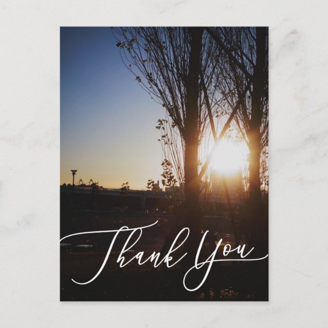 carte photo, carte de remerciements (Devant)