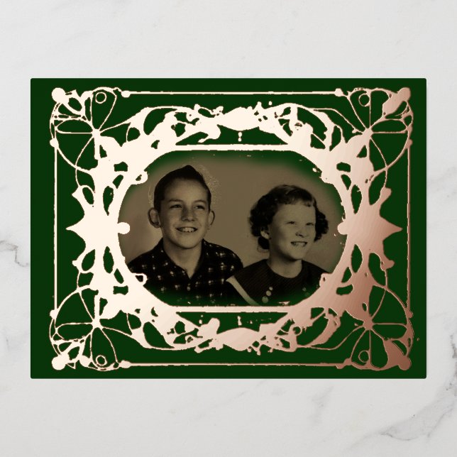 Carte photo, Carte de vacances (Recto)