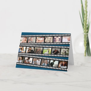 Carte Photo Collage bande film personnalisé do-it-yourse