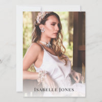 Carte photo comp minimaliste noire Actor 5