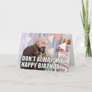 Carte Photo Custom Funny Birthday