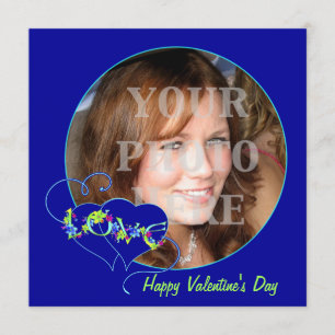 Carte photo d'amour Heureuse Sainte-Valentin