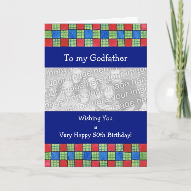 Carte photo d'anniversaire entièrement personnalis (Devant)