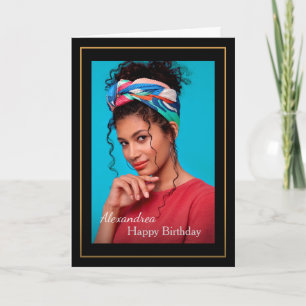Carte Photo d'anniversaire personnalisée
