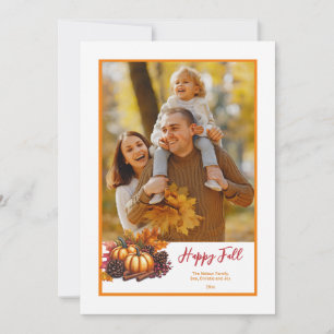 Carte photo d'automne