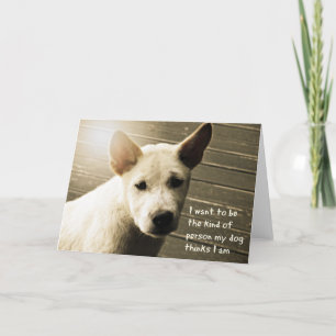 Carte photo de chien - Bali Puppy