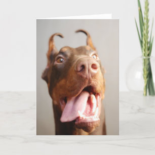 Carte Photo de chien personnalisée