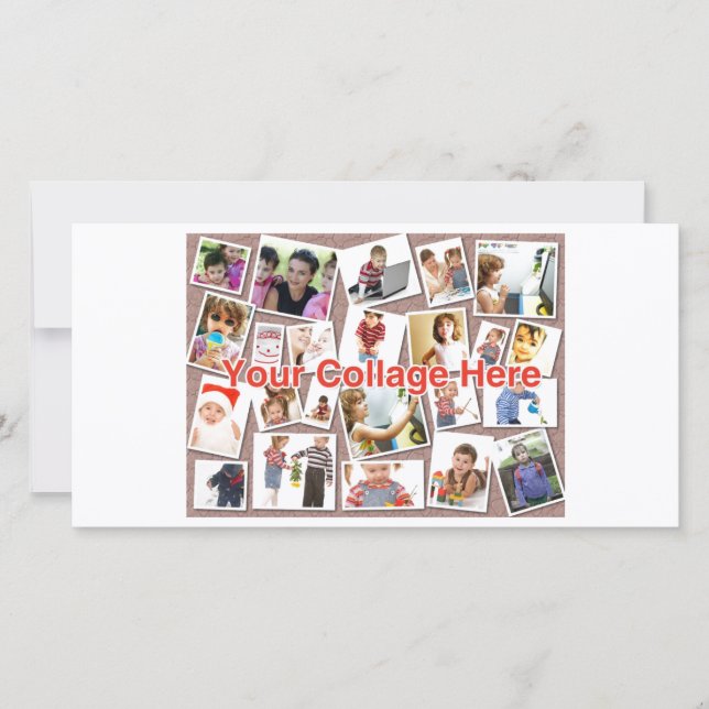 Carte photo de collage (Devant)