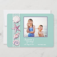 Carte photo de coquillages