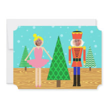 Carte photo de défilé de jouets de Noël rétro