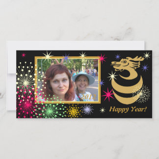 Carte photo de dragon