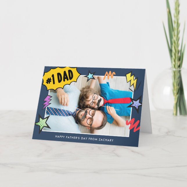 Carte Photo de Father's Day (Devant)