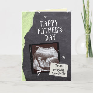 Carte photo de Fête des pères papa-to-be