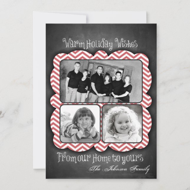 carte photo de Jacquard de tableau de bord XMAS de (Devant)