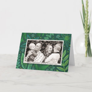 Carte photo de jour férié des verts peintres