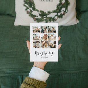 Carte Photo de la famille Collage   Joyeux Noël
