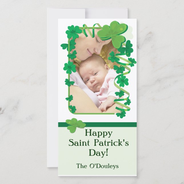 Carte photo de la fête de Saint-Patty (Devant)