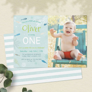 Carte photo de la fête des Anniversaires de enfant