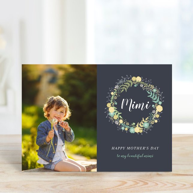 Carte photo de la Fête des mères de la couronne fl (Créateur téléchargé)