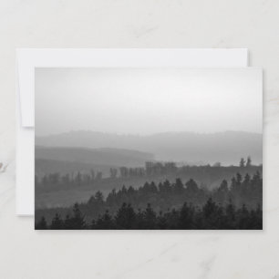 Carte photo de la nature forestière