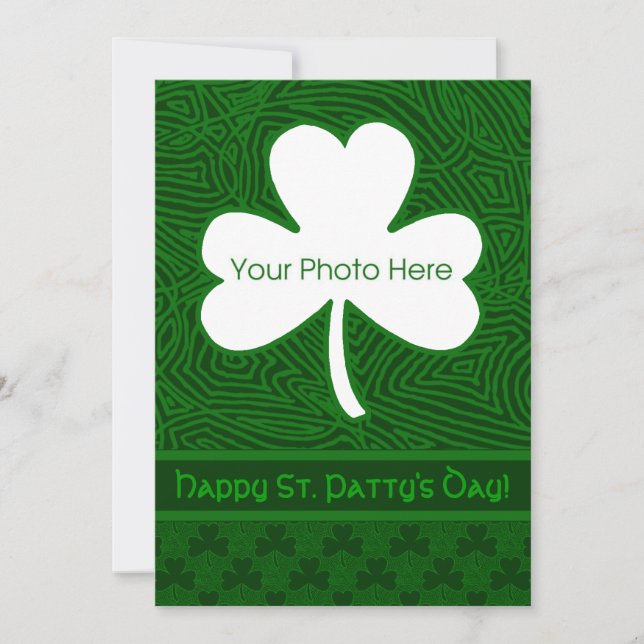 Carte Photo de la Saint Patrick (Devant)