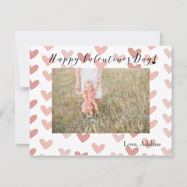 Carte photo de la Saint Valentin (Devant)