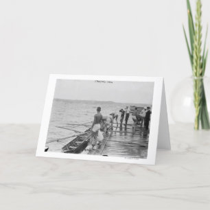 Carte Photo de l'équipe d'aviron de Stanford