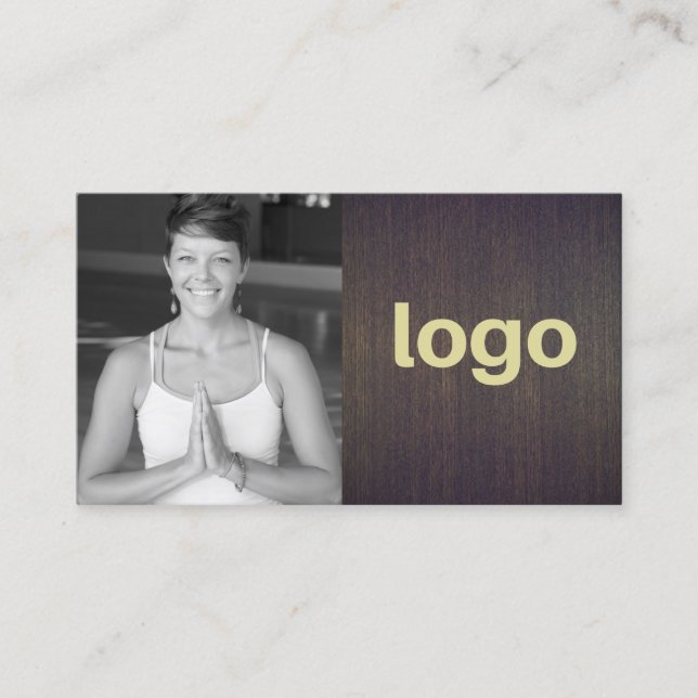 Carte photo de logo Ajouter un logo (Devant)