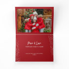 Photo de l'ornement de l'arbre de Noël rouge