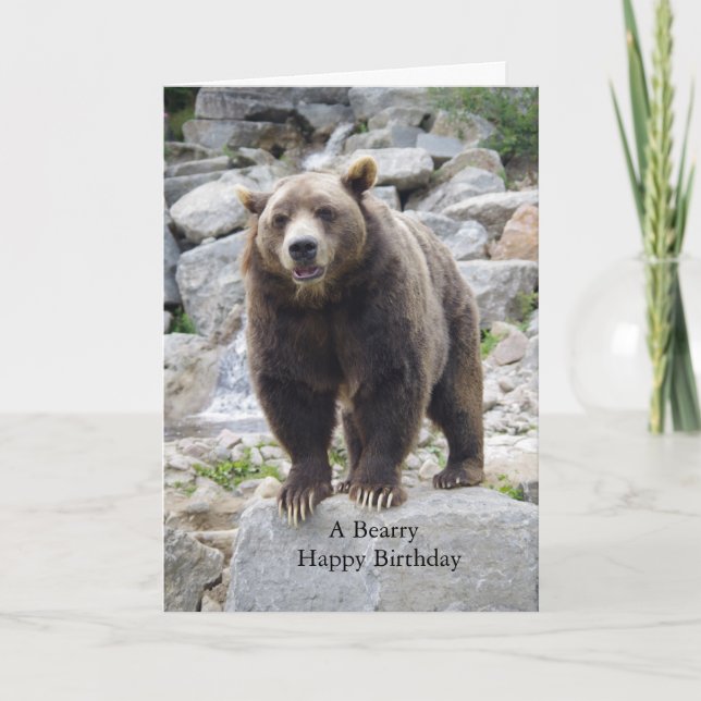 Carte Photo de l'ours Kodiak (Devant)