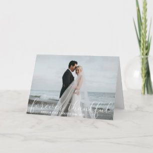 Carte PHOTO DE Mariage blanc JAMAIS RECONNAISSANTE