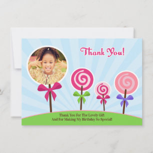 Carte photo de Merci Lollypop