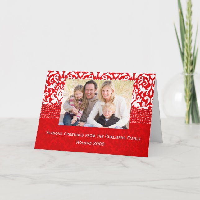 Carte photo de Noël (Devant)