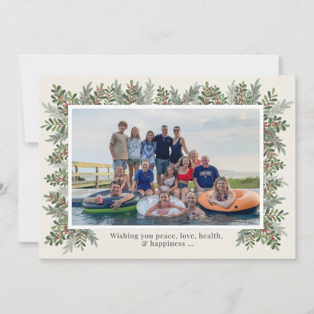 Carte photo de Noël (Devant)