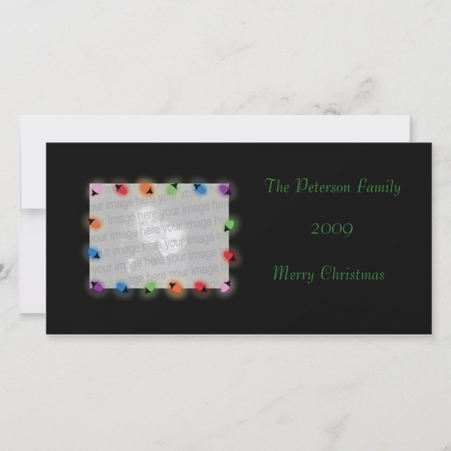 Carte photo de Noël (Devant)