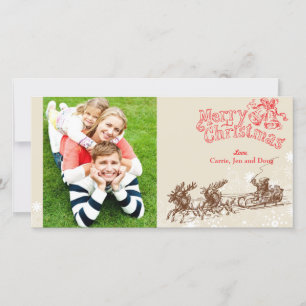 Carte photo de Noël