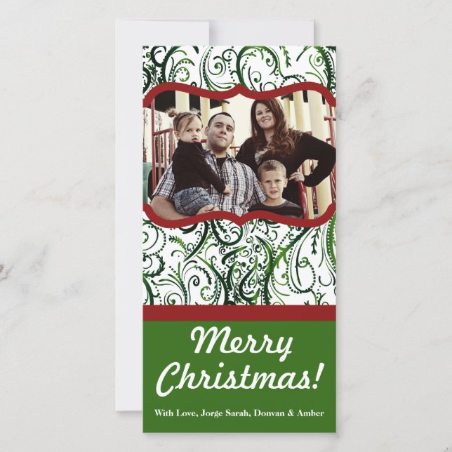 Carte photo de Noël 4x8 (Devant)