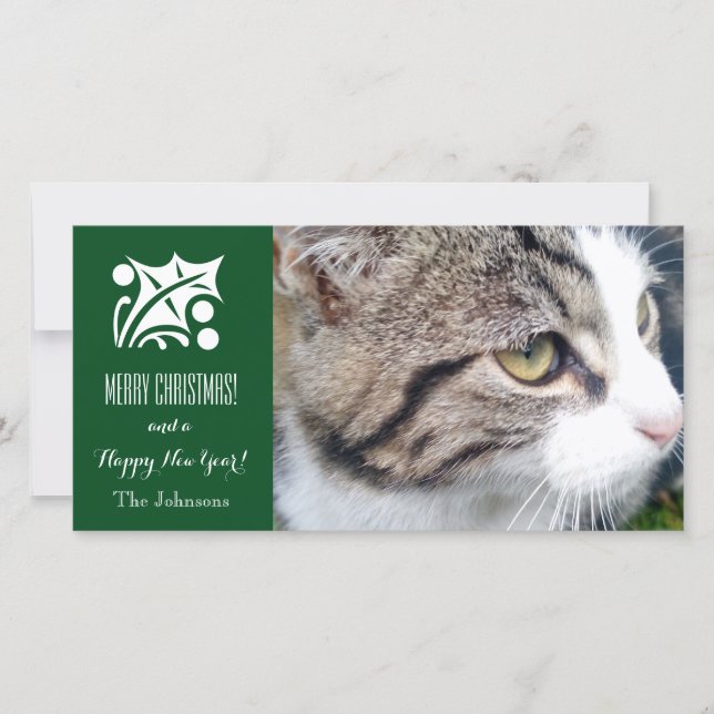 Carte photo de Noël | Ajoutez votre image de votre (Devant)