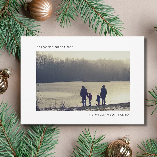 Carte photo de Noël de Noël moderne (Créateur téléchargé)