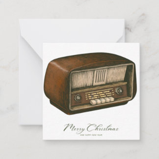 Carte photo de Noël de Radio classique