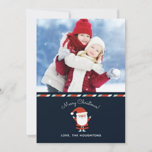 Carte photo de Noël du Père Noël