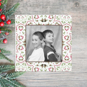 Carte photo de Noël Holly Pine Classic 1 Photo