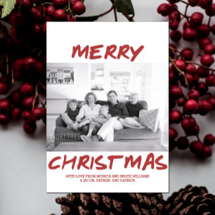Carte photo de Noël Joyeux branché   Bourgogne