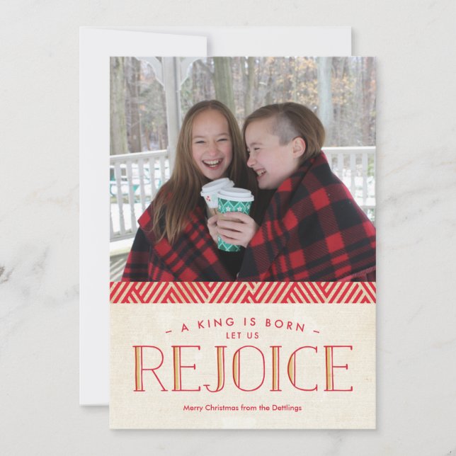 Carte photo de Noël Rejoignez (Devant)