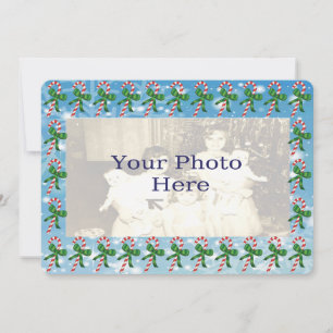 Carte photo de Noël sucres de canne