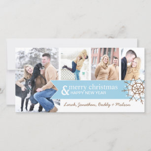 Carte photo de Noël Whimsical