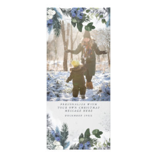 Carte photo de Noël White Snow Winter