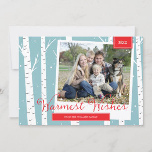 Carte photo de Noël Winter Wonderland