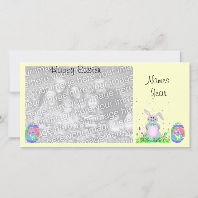 Carte photo de Pâques (Devant)