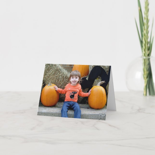 Carte photo de remerciement (Devant)